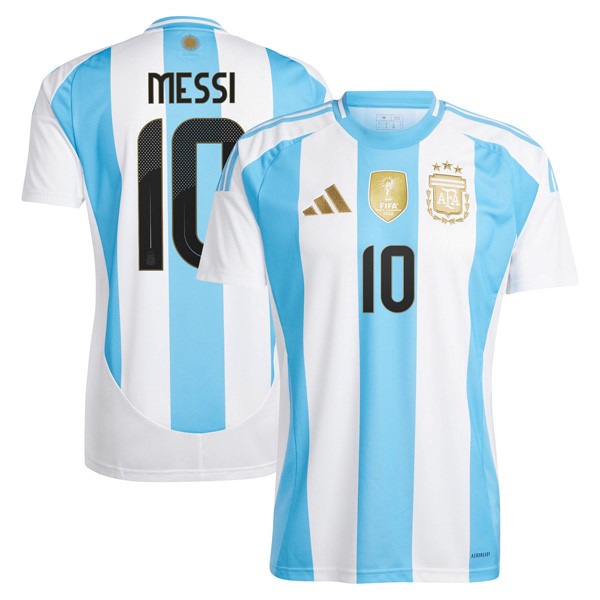 Tailandia Camiseta Argentina Replica Primera Ropa Messi 2024